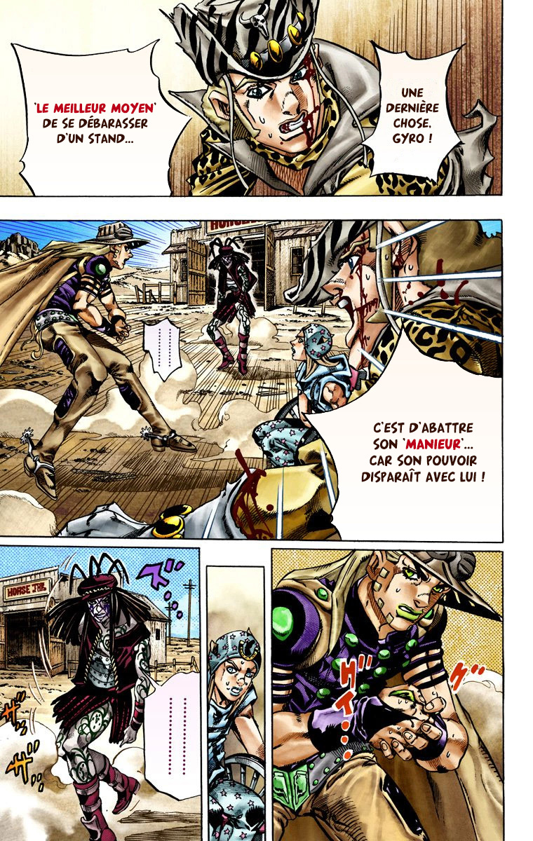 Read JoJo_s Bizarre Adventure Part 7 Steel Ball Run Official Colored FR Manga Online