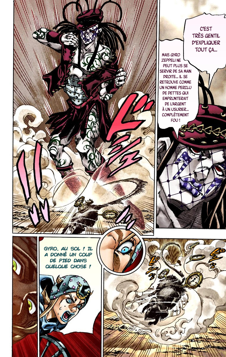 Read JoJo_s Bizarre Adventure Part 7 Steel Ball Run Official Colored FR Manga Online
