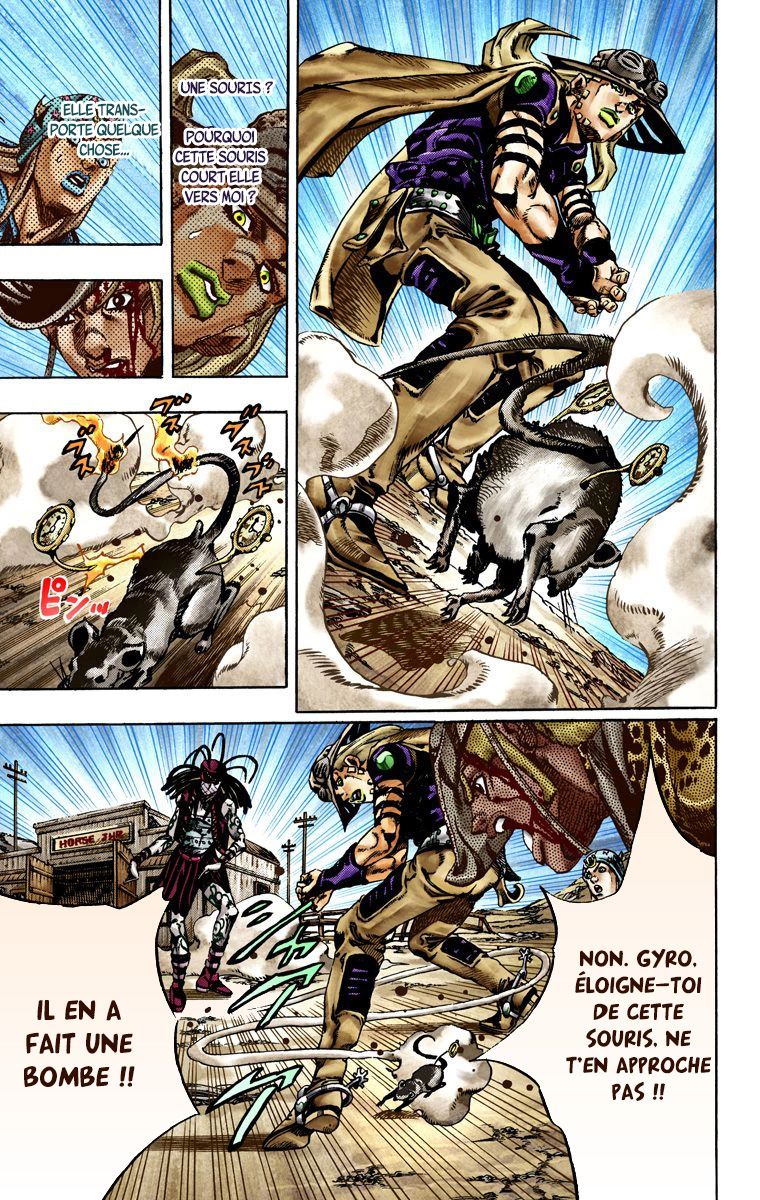 Read JoJo_s Bizarre Adventure Part 7 Steel Ball Run Official Colored FR Manga Online