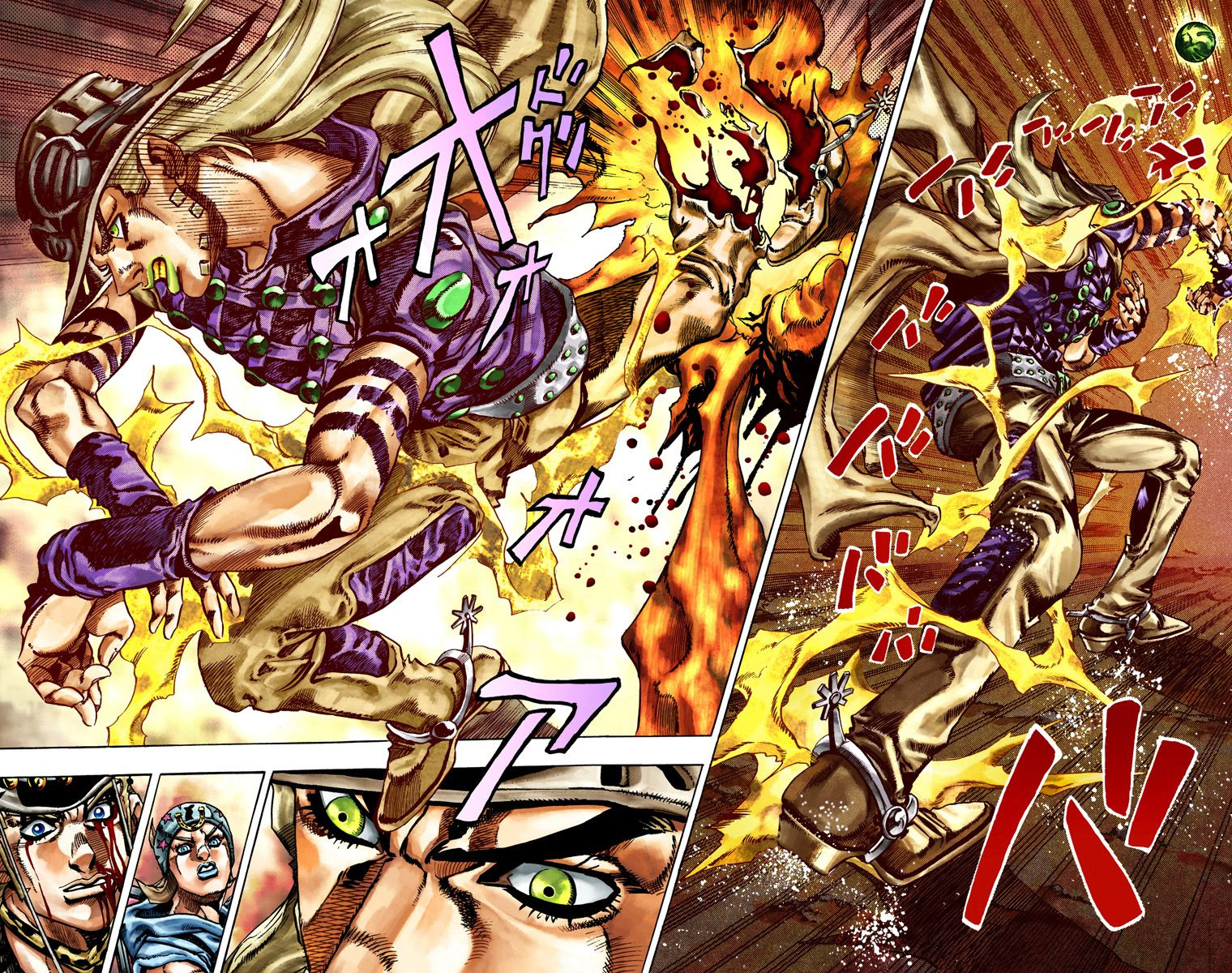 Read JoJo_s Bizarre Adventure Part 7 Steel Ball Run Official Colored FR Manga Online