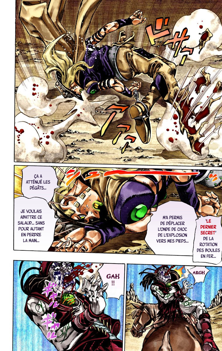 Read JoJo_s Bizarre Adventure Part 7 Steel Ball Run Official Colored FR Manga Online