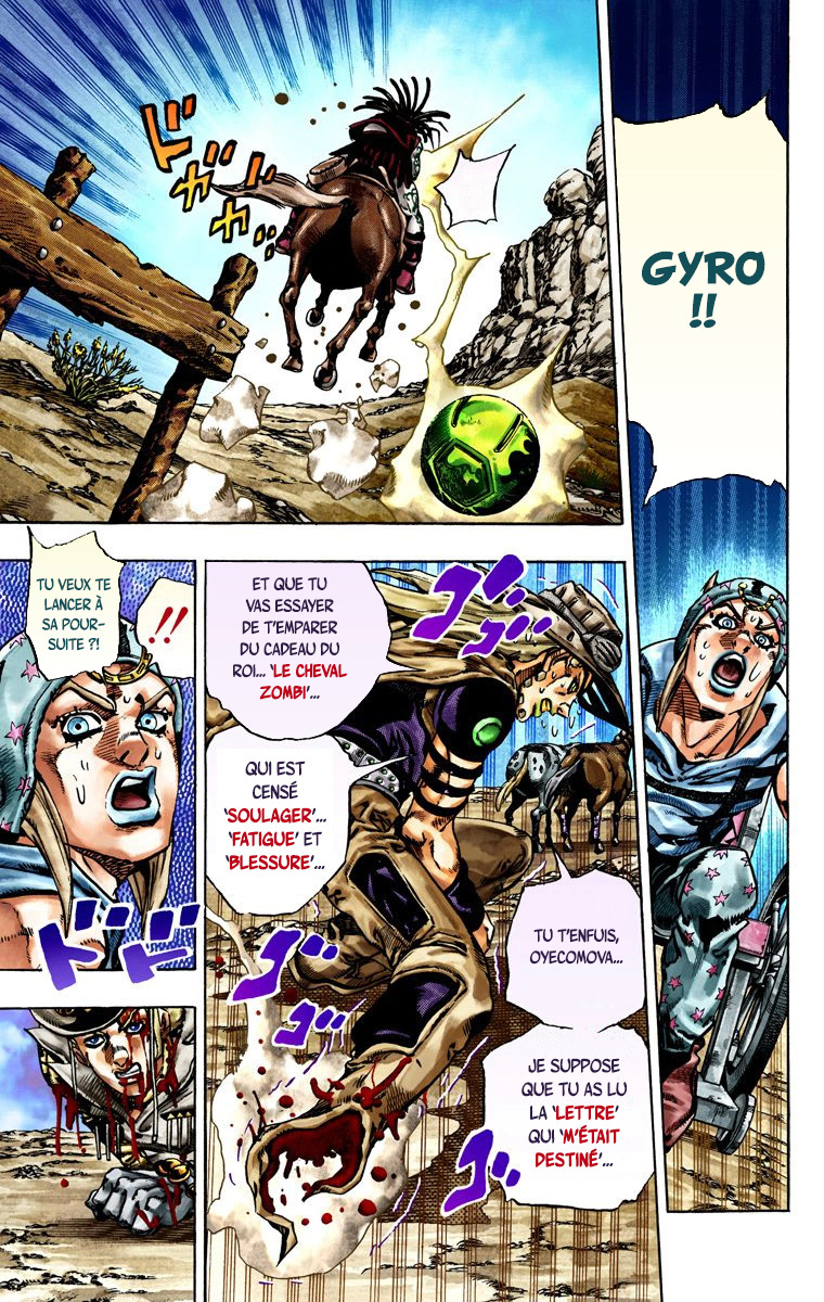 Read JoJo_s Bizarre Adventure Part 7 Steel Ball Run Official Colored FR Manga Online