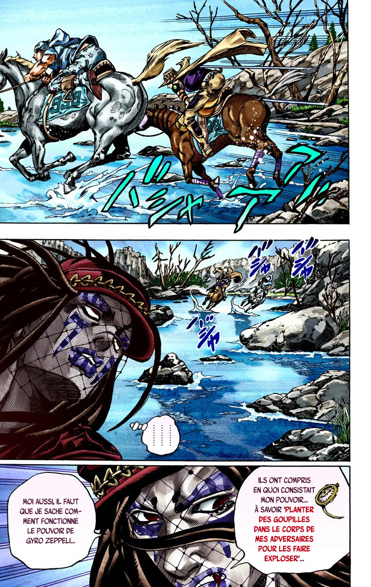 Read JoJo_s Bizarre Adventure Part 7 Steel Ball Run Official Colored FR Manga Online