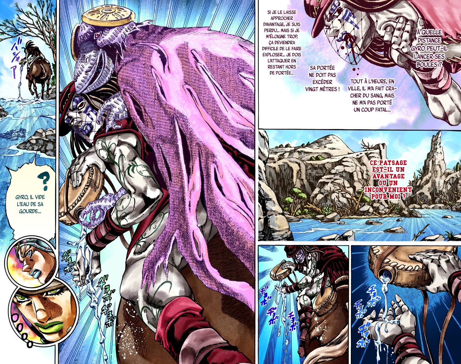 Read JoJo_s Bizarre Adventure Part 7 Steel Ball Run Official Colored FR Manga Online