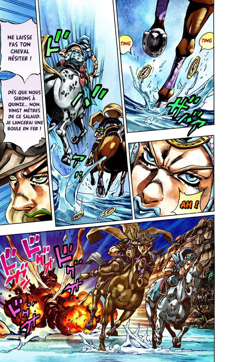 Read JoJo_s Bizarre Adventure Part 7 Steel Ball Run Official Colored FR Manga Online