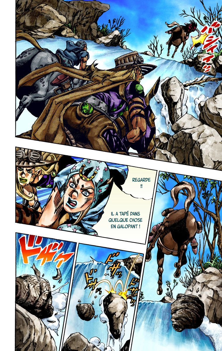 Read JoJo_s Bizarre Adventure Part 7 Steel Ball Run Official Colored FR Manga Online
