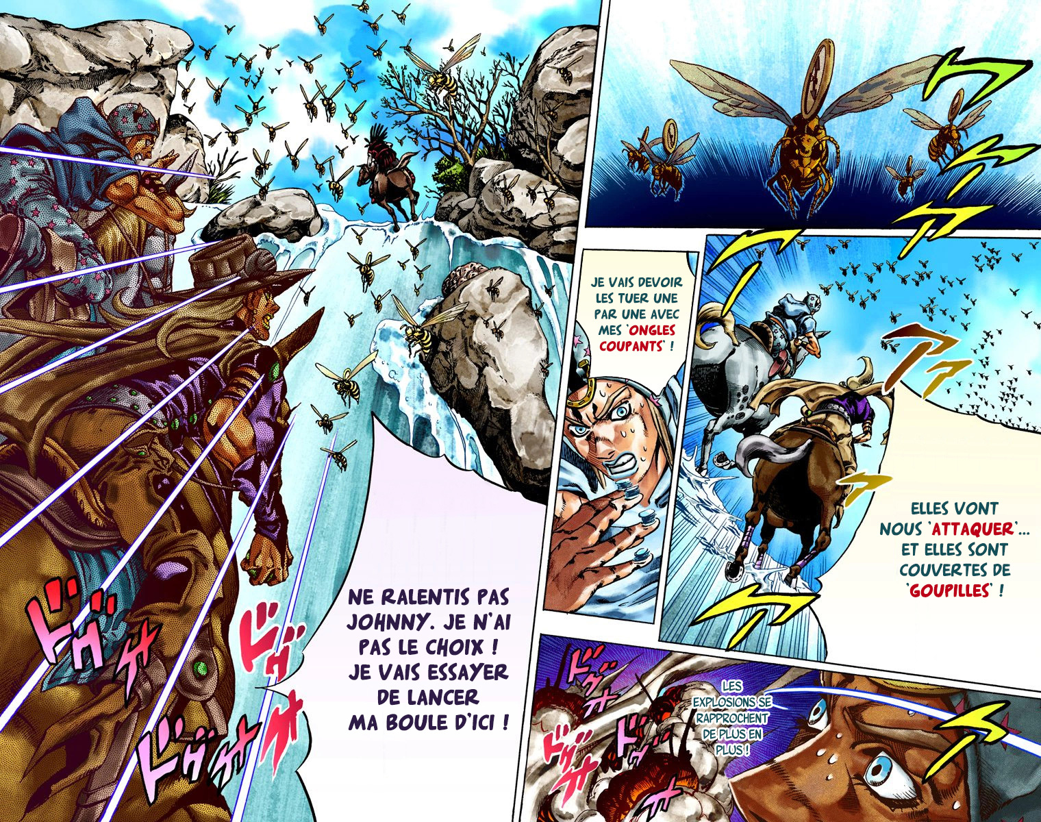 Read JoJo_s Bizarre Adventure Part 7 Steel Ball Run Official Colored FR Manga Online