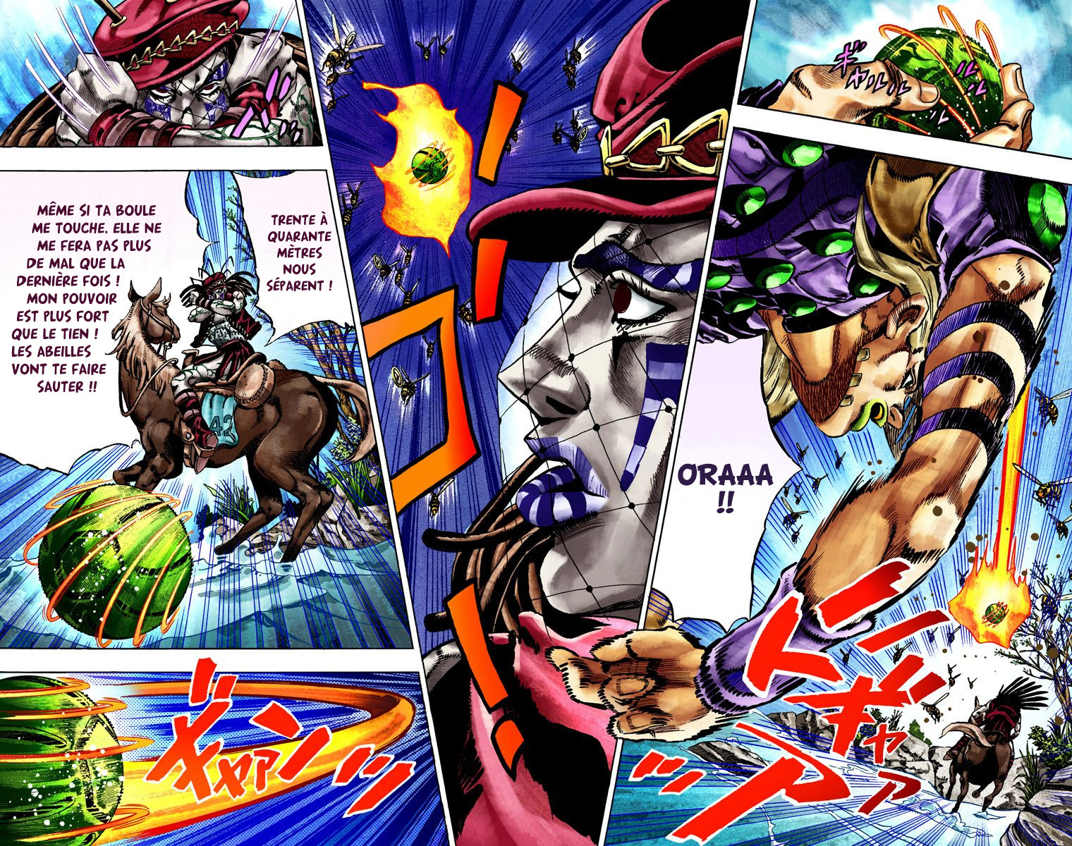 Read JoJo_s Bizarre Adventure Part 7 Steel Ball Run Official Colored FR Manga Online
