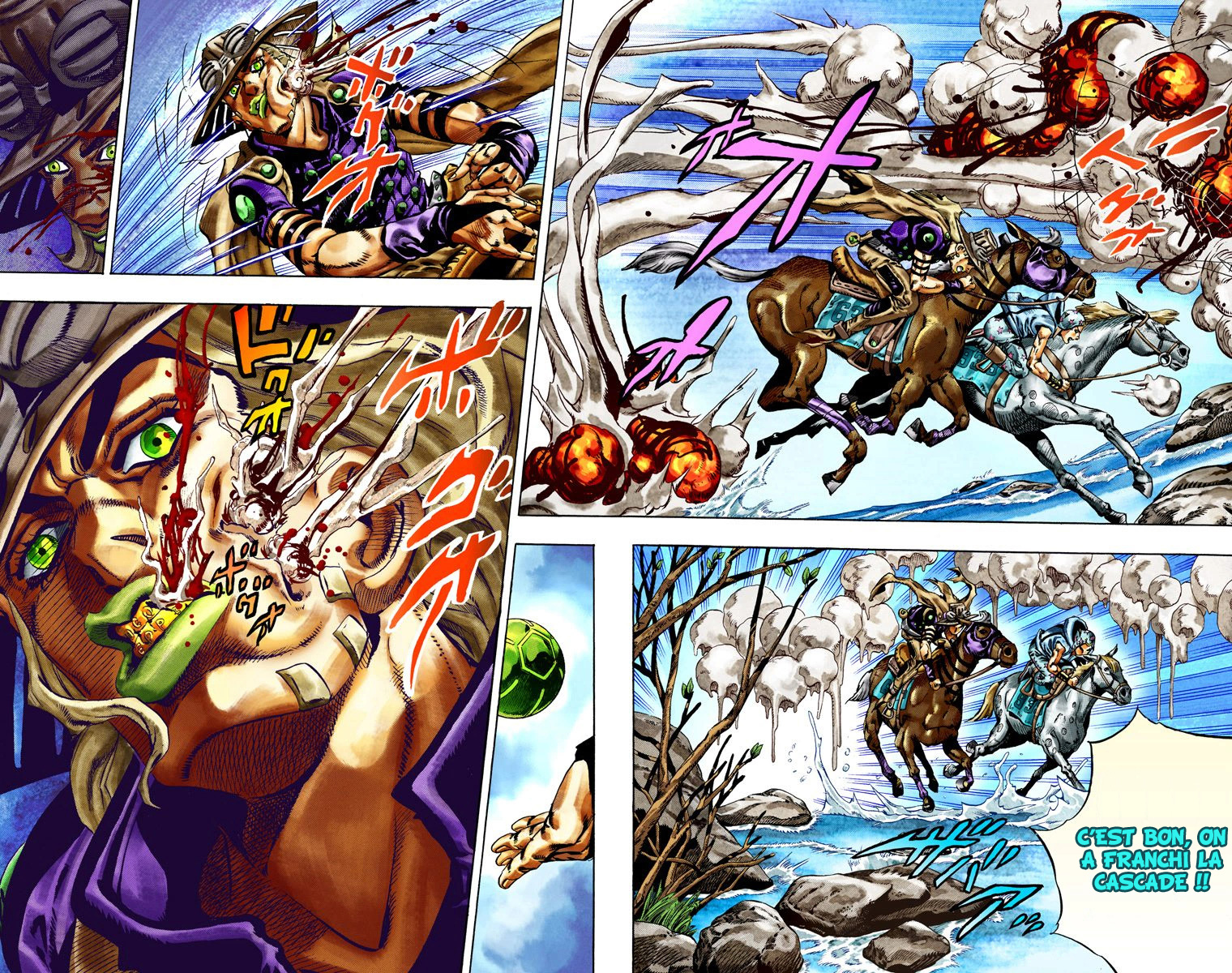 Read JoJo_s Bizarre Adventure Part 7 Steel Ball Run Official Colored FR Manga Online
