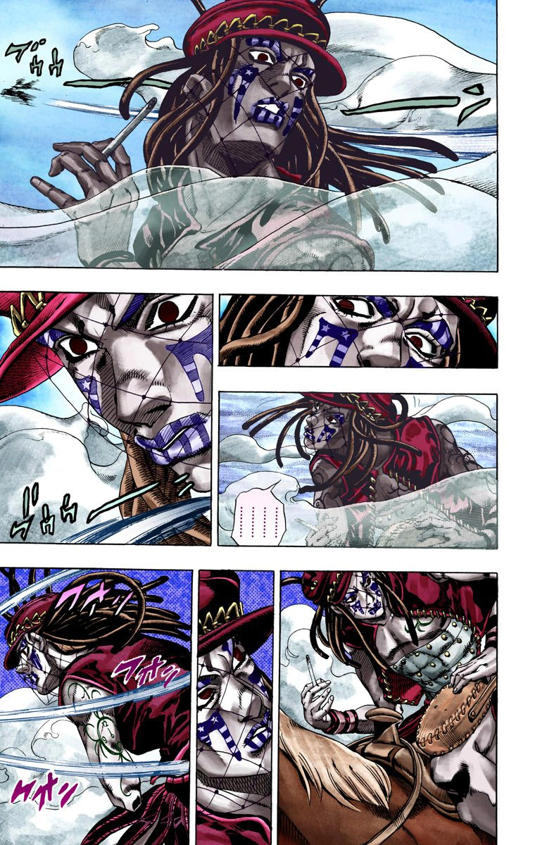 Read JoJo_s Bizarre Adventure Part 7 Steel Ball Run Official Colored FR Manga Online
