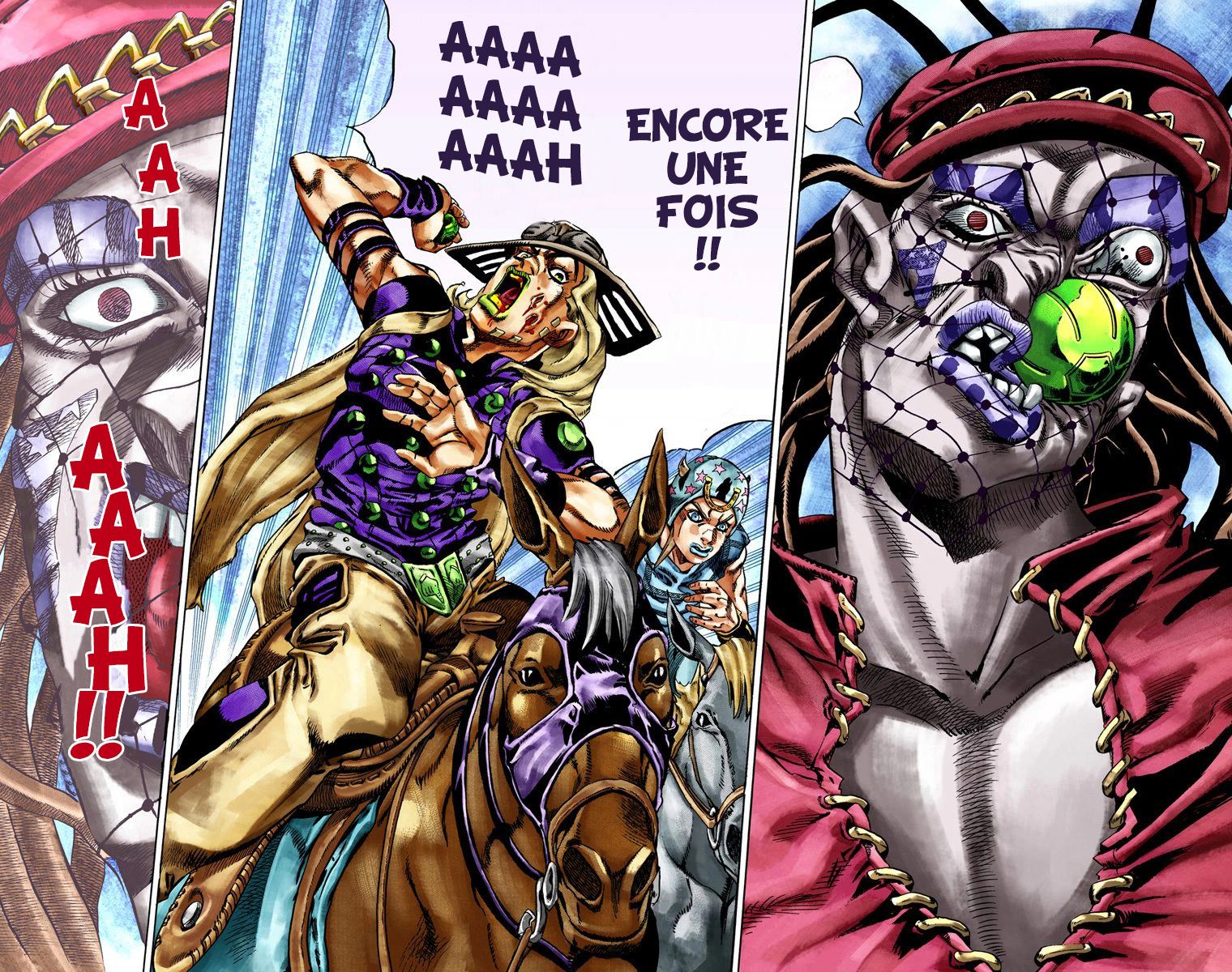 Read JoJo_s Bizarre Adventure Part 7 Steel Ball Run Official Colored FR Manga Online