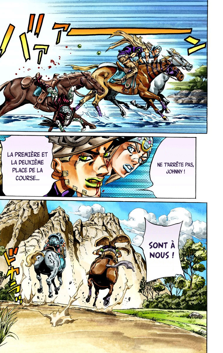 Read JoJo_s Bizarre Adventure Part 7 Steel Ball Run Official Colored FR Manga Online