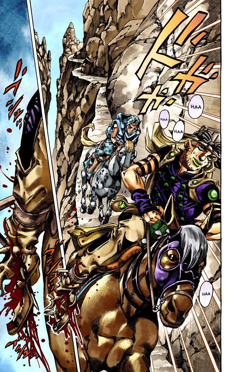 Read JoJo_s Bizarre Adventure Part 7 Steel Ball Run Official Colored FR Manga Online