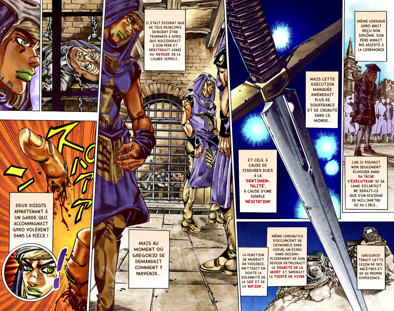 Read JoJo_s Bizarre Adventure Part 7 Steel Ball Run Official Colored FR Manga Online
