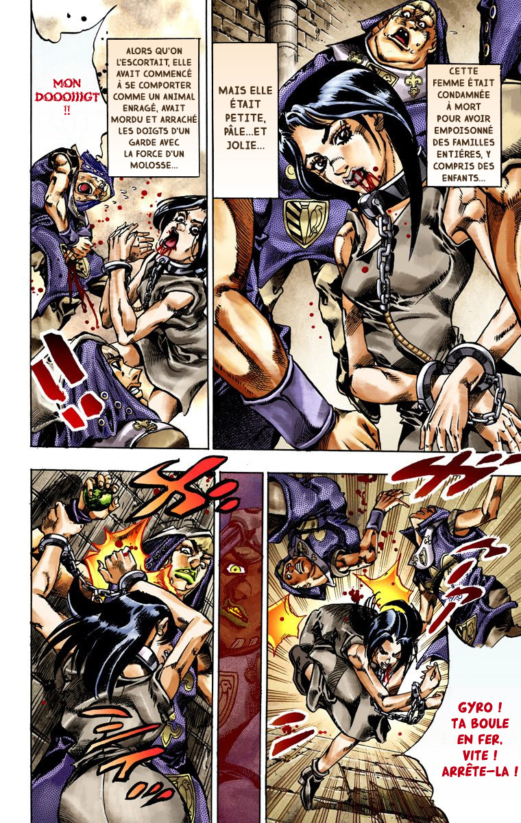 Read JoJo_s Bizarre Adventure Part 7 Steel Ball Run Official Colored FR Manga Online