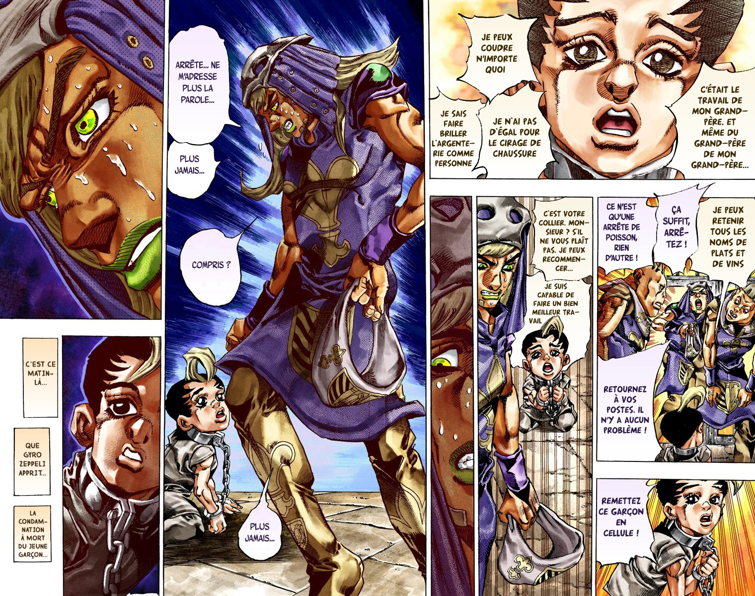 Read JoJo_s Bizarre Adventure Part 7 Steel Ball Run Official Colored FR Manga Online