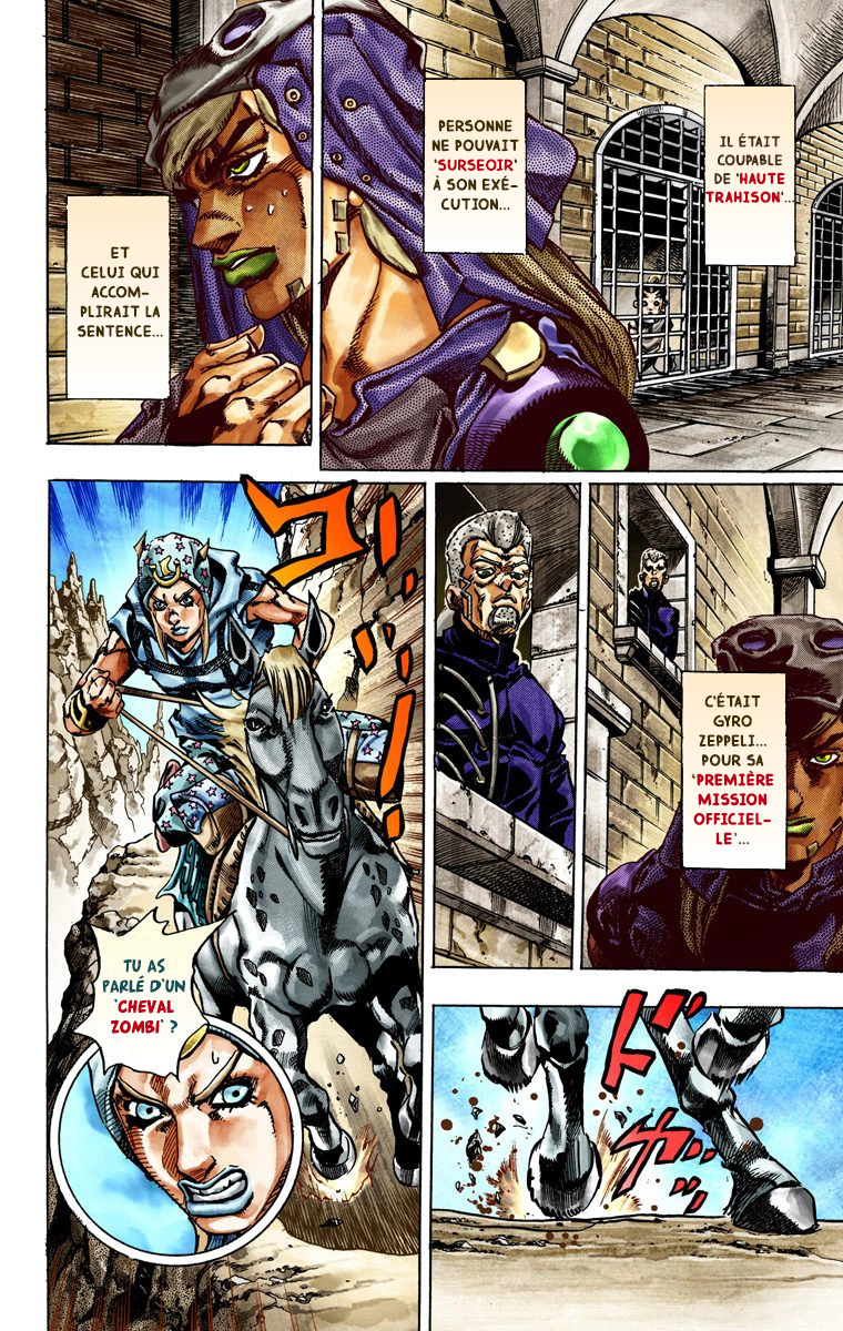 Read JoJo_s Bizarre Adventure Part 7 Steel Ball Run Official Colored FR Manga Online