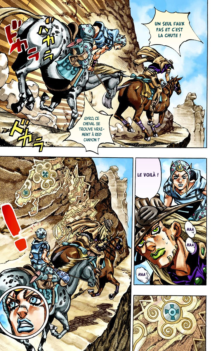 Read JoJo_s Bizarre Adventure Part 7 Steel Ball Run Official Colored FR Manga Online