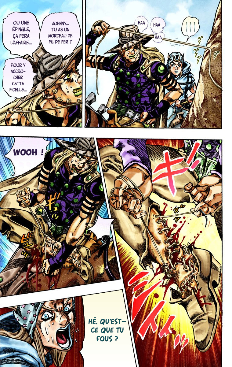 Read JoJo_s Bizarre Adventure Part 7 Steel Ball Run Official Colored FR Manga Online