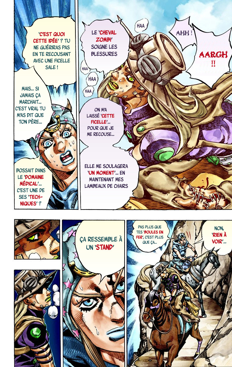 Read JoJo_s Bizarre Adventure Part 7 Steel Ball Run Official Colored FR Manga Online
