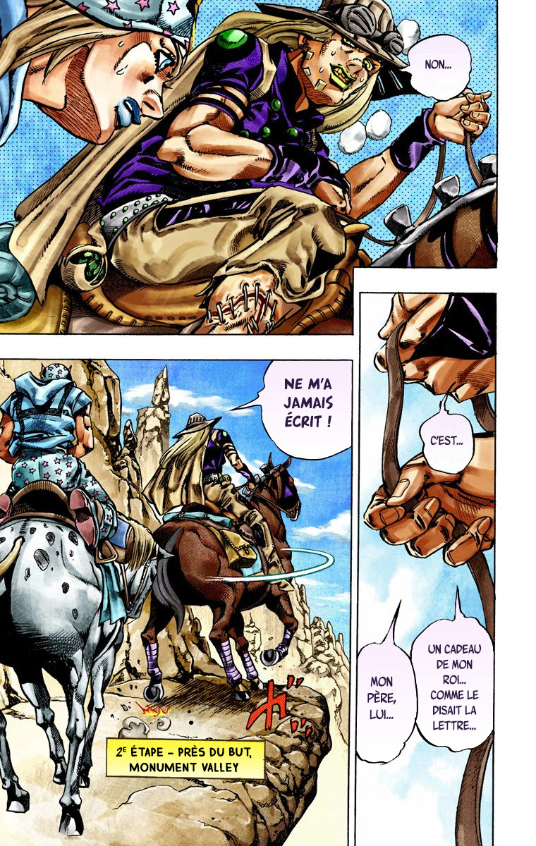 Read JoJo_s Bizarre Adventure Part 7 Steel Ball Run Official Colored FR Manga Online