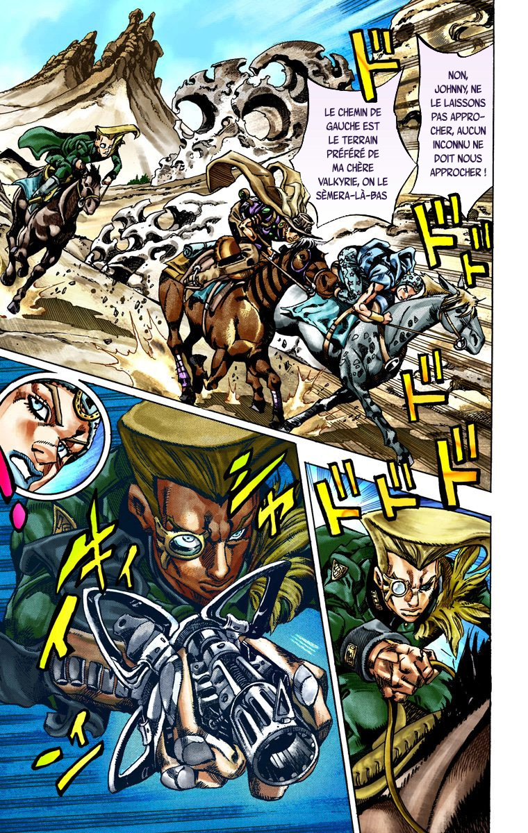 Read JoJo_s Bizarre Adventure Part 7 Steel Ball Run Official Colored FR Manga Online