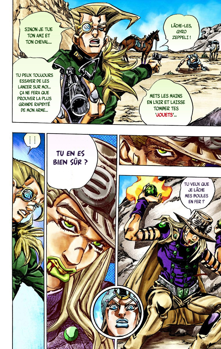 Read JoJo_s Bizarre Adventure Part 7 Steel Ball Run Official Colored FR Manga Online