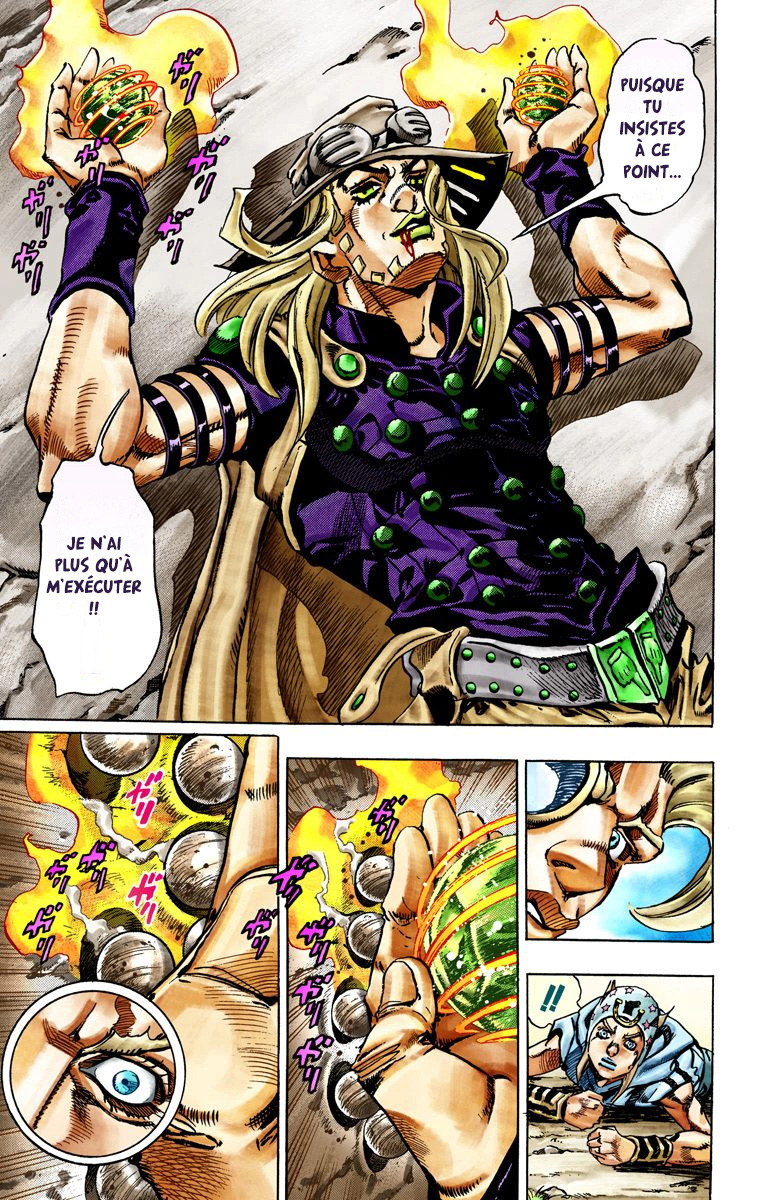 Read JoJo_s Bizarre Adventure Part 7 Steel Ball Run Official Colored FR Manga Online
