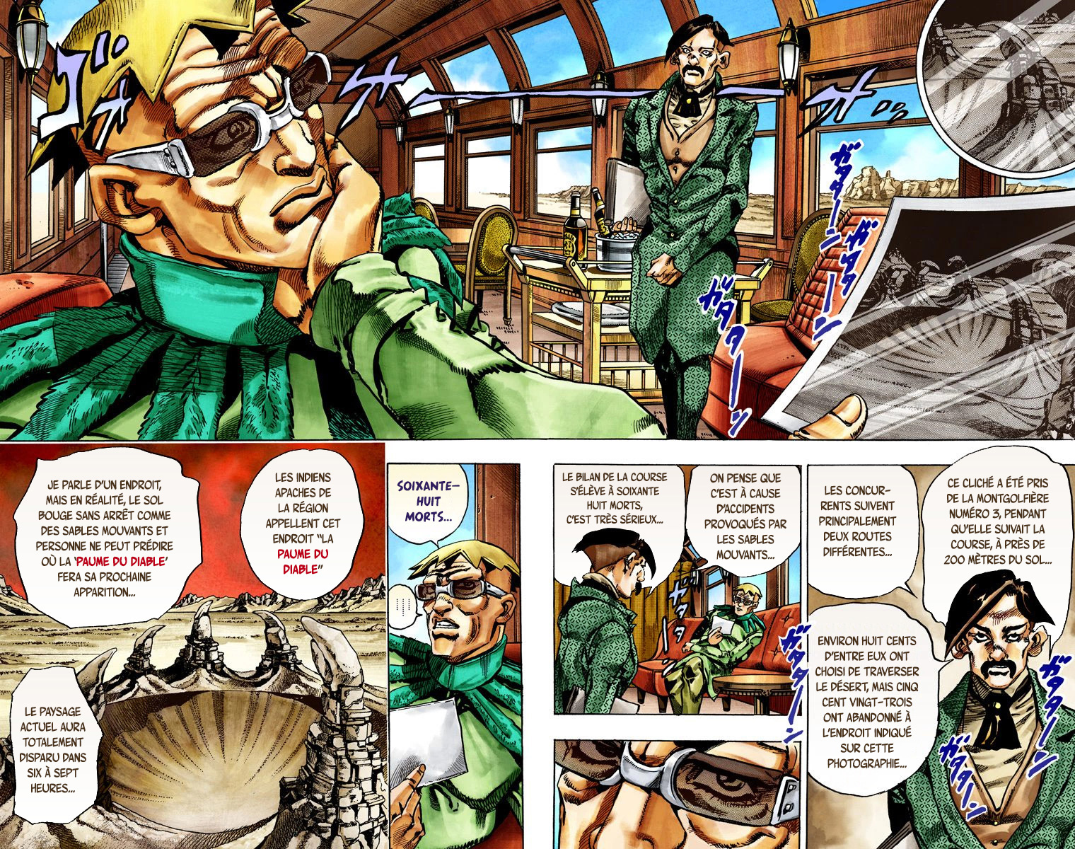 Read JoJo_s Bizarre Adventure Part 7 Steel Ball Run Official Colored FR Manga Online