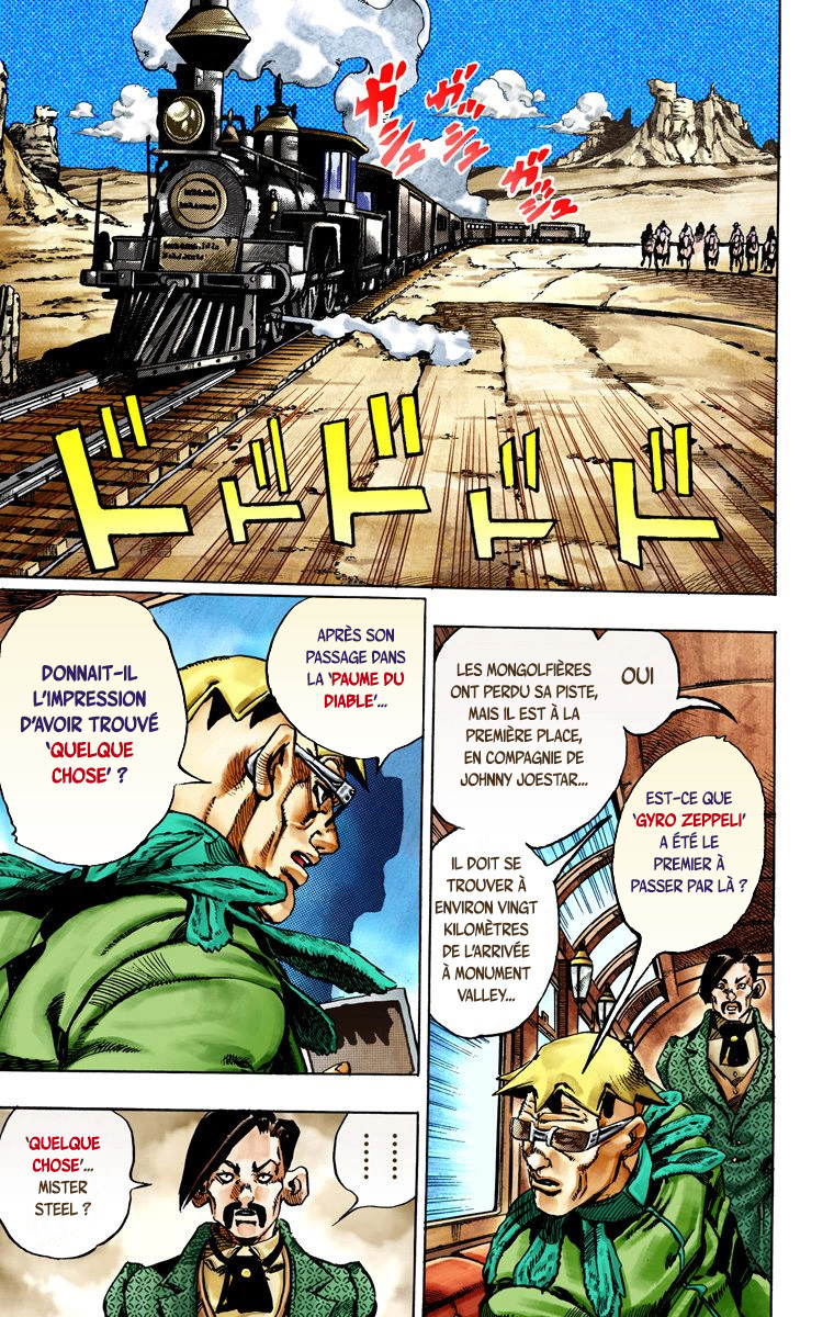 Read JoJo_s Bizarre Adventure Part 7 Steel Ball Run Official Colored FR Manga Online