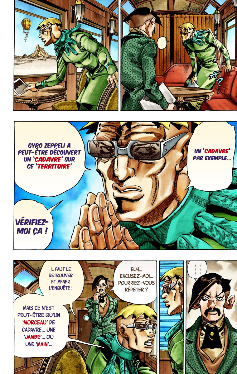 Read JoJo_s Bizarre Adventure Part 7 Steel Ball Run Official Colored FR Manga Online