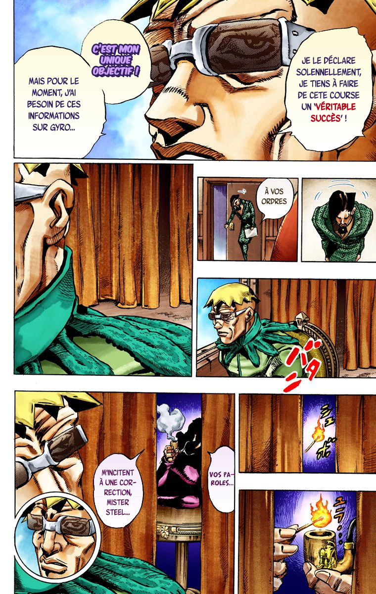 Read JoJo_s Bizarre Adventure Part 7 Steel Ball Run Official Colored FR Manga Online
