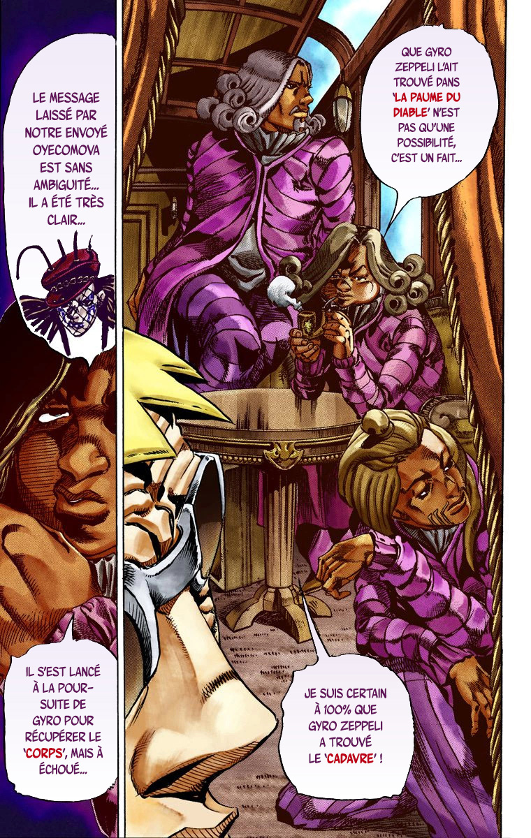 Read JoJo_s Bizarre Adventure Part 7 Steel Ball Run Official Colored FR Manga Online
