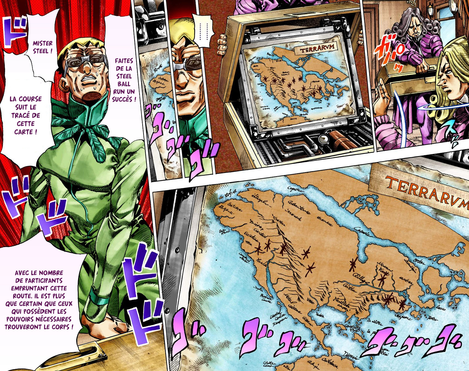 Read JoJo_s Bizarre Adventure Part 7 Steel Ball Run Official Colored FR Manga Online