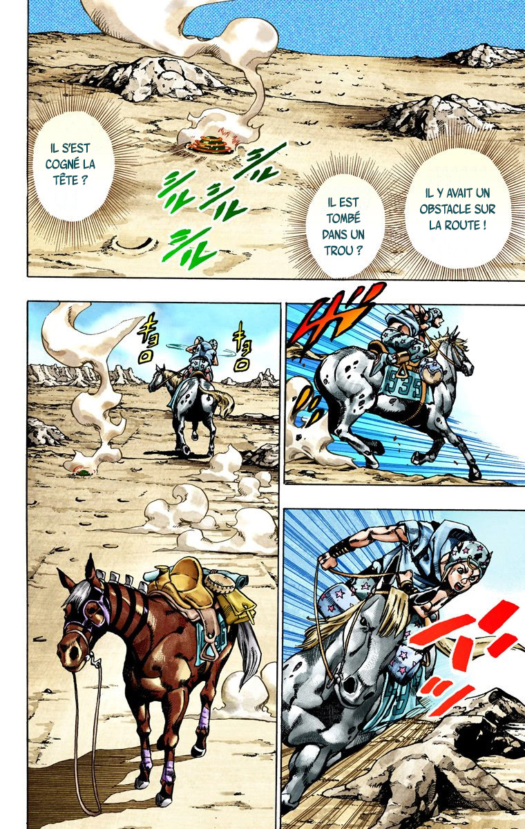 Read JoJo_s Bizarre Adventure Part 7 Steel Ball Run Official Colored FR Manga Online