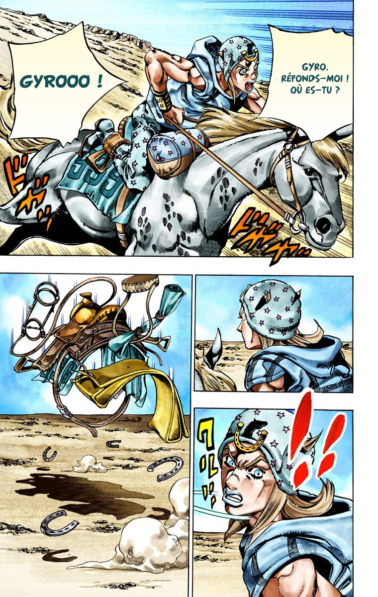 Read JoJo_s Bizarre Adventure Part 7 Steel Ball Run Official Colored FR Manga Online