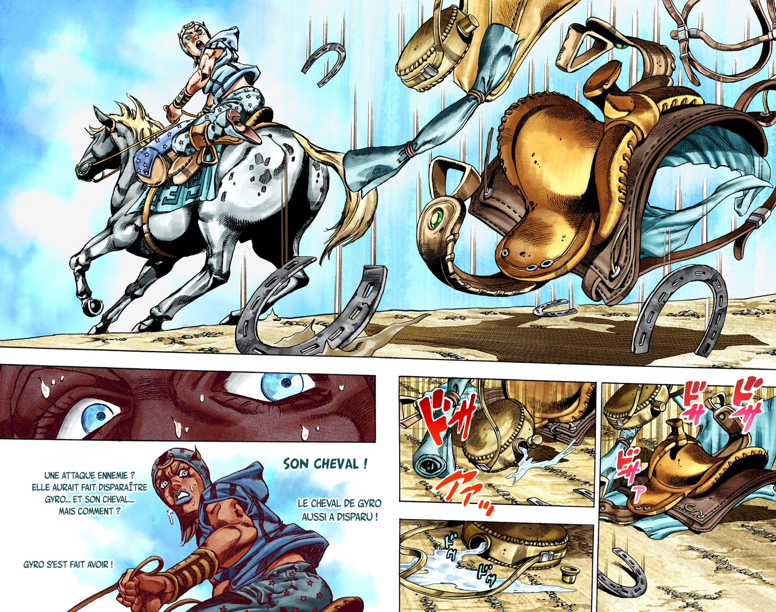 Read JoJo_s Bizarre Adventure Part 7 Steel Ball Run Official Colored FR Manga Online