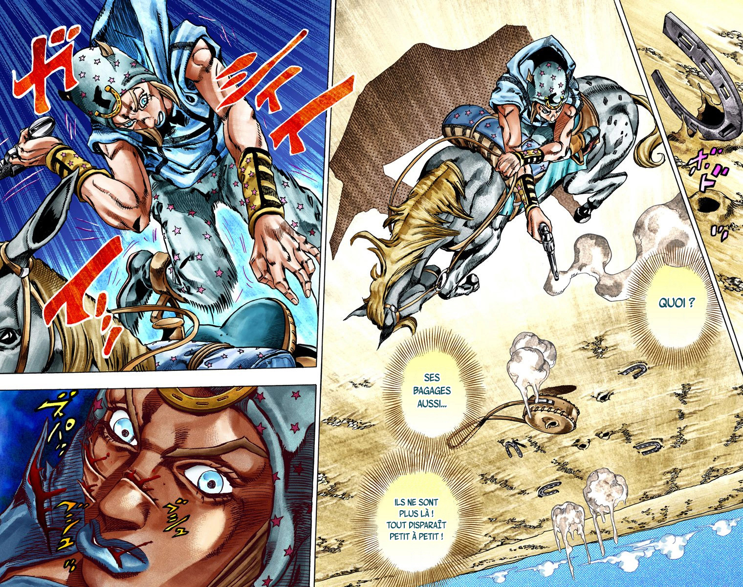 Read JoJo_s Bizarre Adventure Part 7 Steel Ball Run Official Colored FR Manga Online