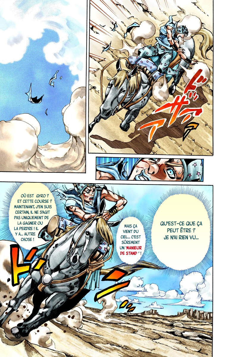 Read JoJo_s Bizarre Adventure Part 7 Steel Ball Run Official Colored FR Manga Online