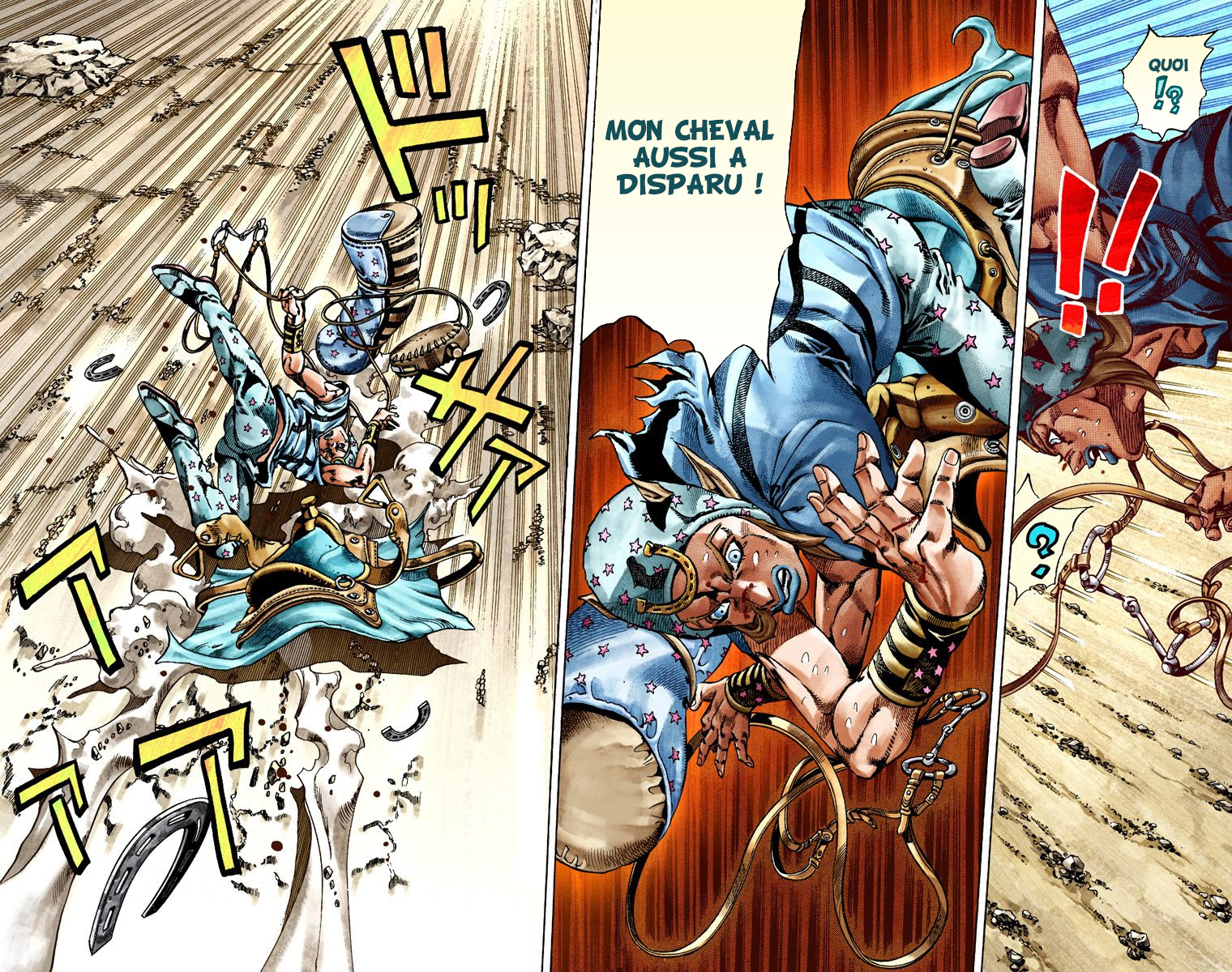 Read JoJo_s Bizarre Adventure Part 7 Steel Ball Run Official Colored FR Manga Online