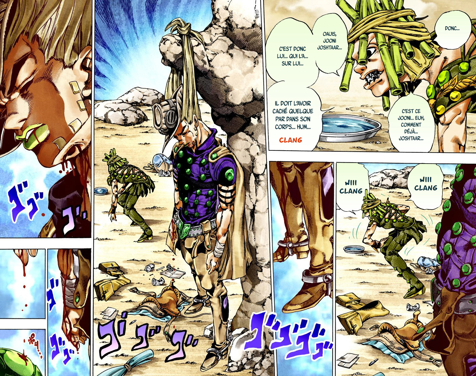 Read JoJo_s Bizarre Adventure Part 7 Steel Ball Run Official Colored FR Manga Online