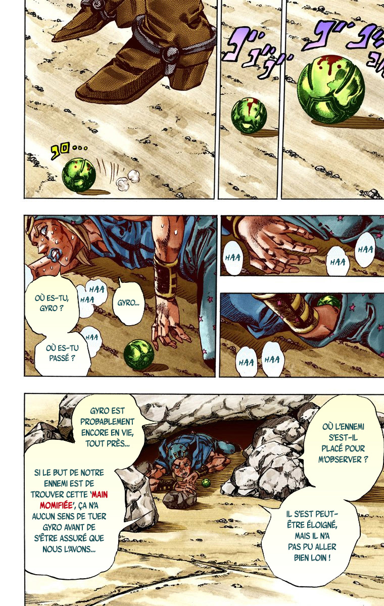 Read JoJo_s Bizarre Adventure Part 7 Steel Ball Run Official Colored FR Manga Online