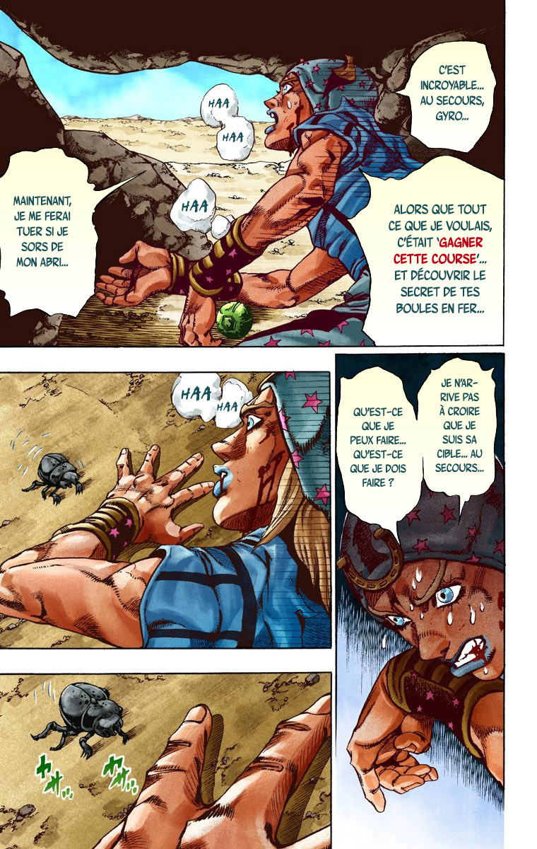 Read JoJo_s Bizarre Adventure Part 7 Steel Ball Run Official Colored FR Manga Online