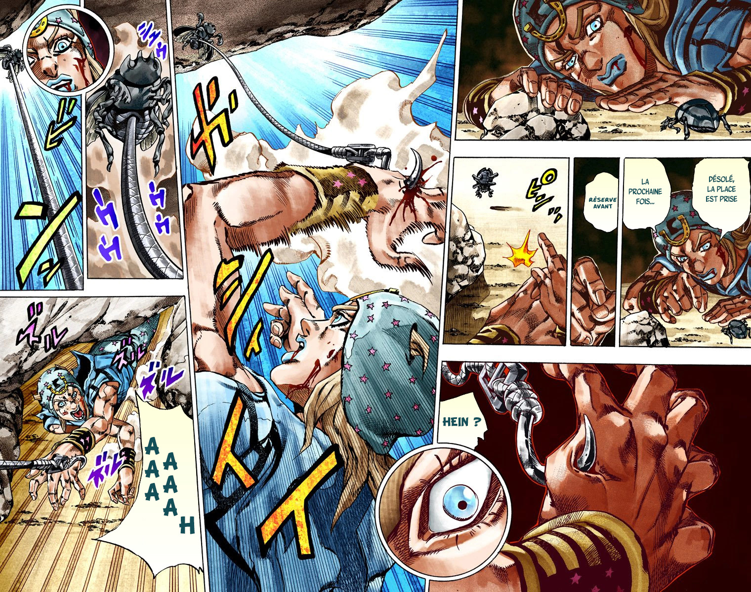 Read JoJo_s Bizarre Adventure Part 7 Steel Ball Run Official Colored FR Manga Online