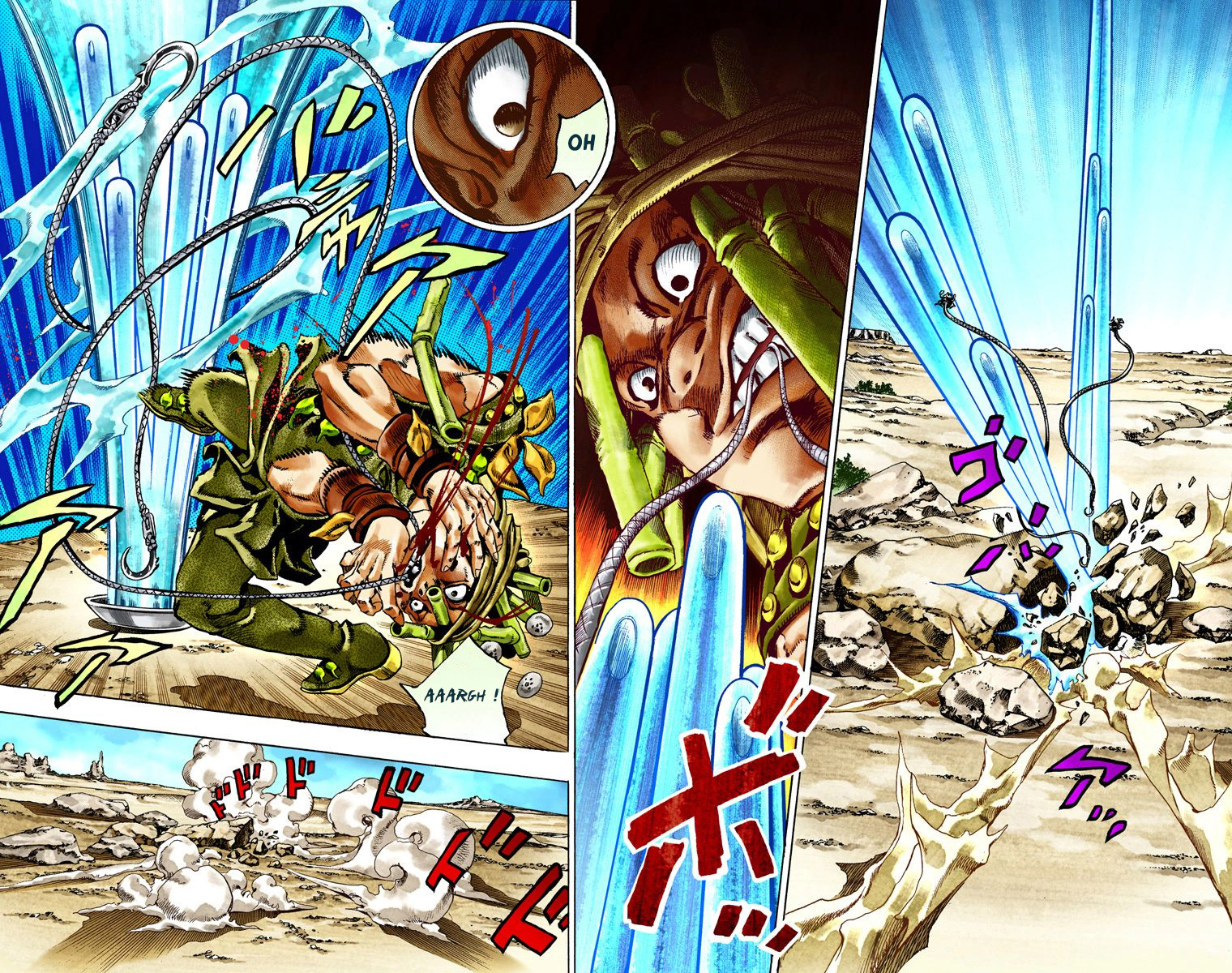 Read JoJo_s Bizarre Adventure Part 7 Steel Ball Run Official Colored FR Manga Online