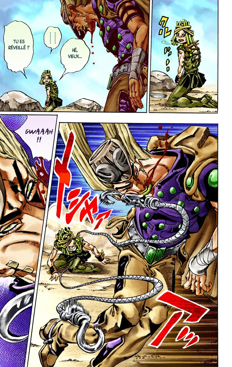 Read JoJo_s Bizarre Adventure Part 7 Steel Ball Run Official Colored FR Manga Online