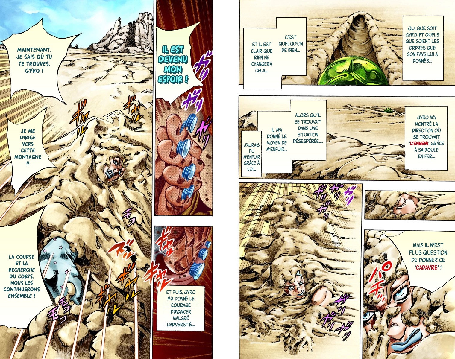 Read JoJo_s Bizarre Adventure Part 7 Steel Ball Run Official Colored FR Manga Online