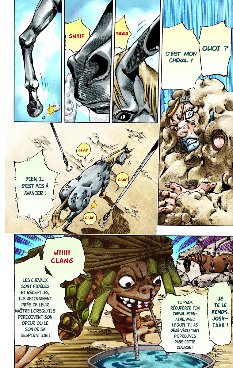 Read JoJo_s Bizarre Adventure Part 7 Steel Ball Run Official Colored FR Manga Online