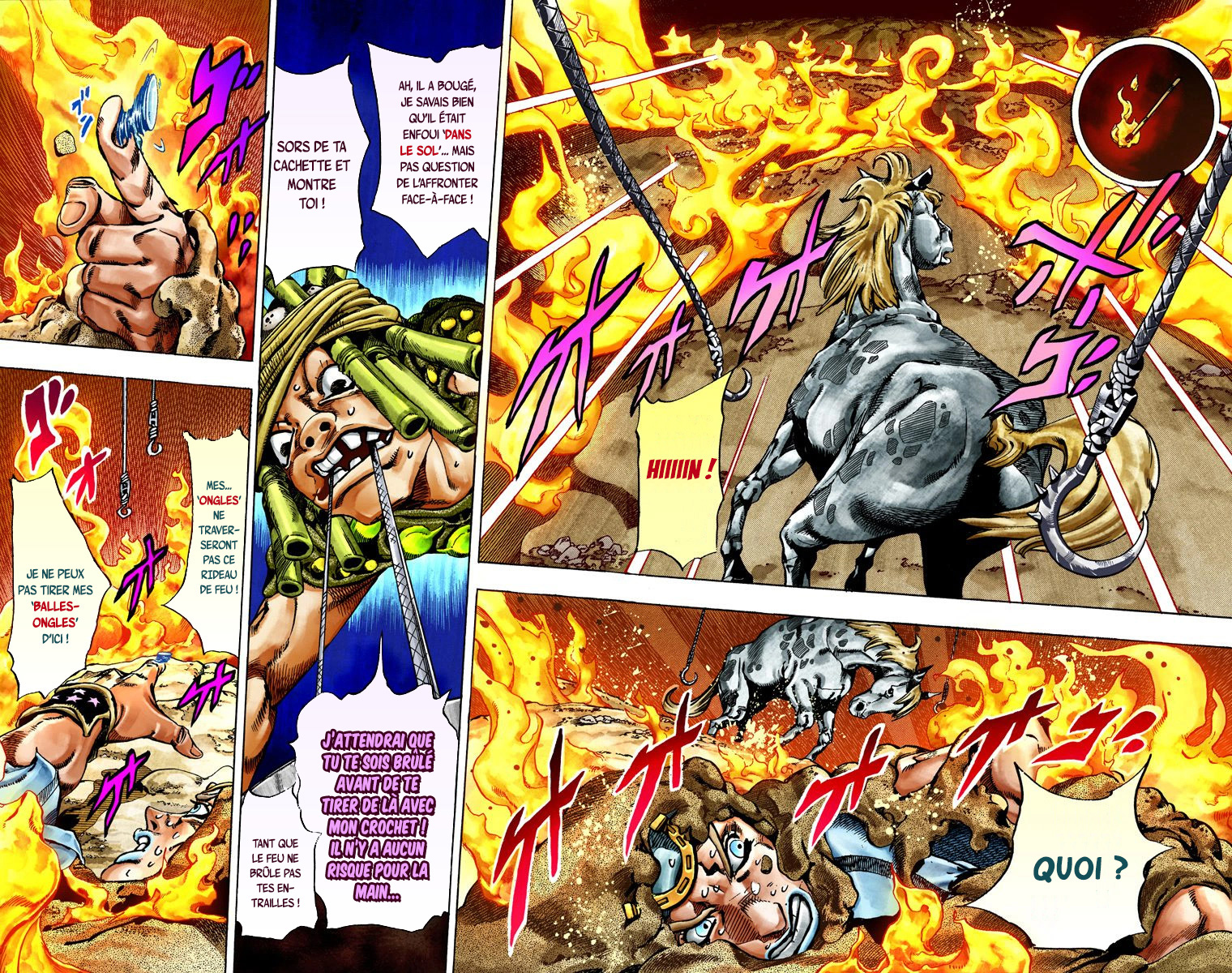 Read JoJo_s Bizarre Adventure Part 7 Steel Ball Run Official Colored FR Manga Online