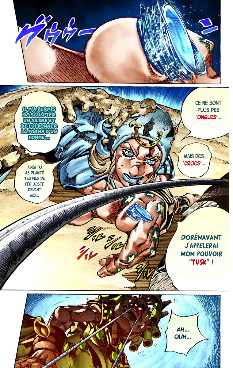 Read JoJo_s Bizarre Adventure Part 7 Steel Ball Run Official Colored FR Manga Online